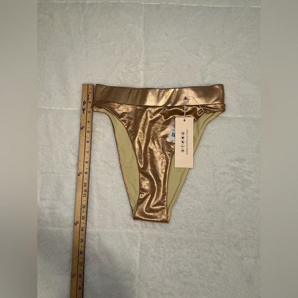 Oh Polly Gold Bikini Bottom - Picture 2 of 9